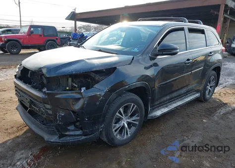 2018 Toyota Highlander Le from USA, damaged, VIN 5TDBZRFH8JS491240